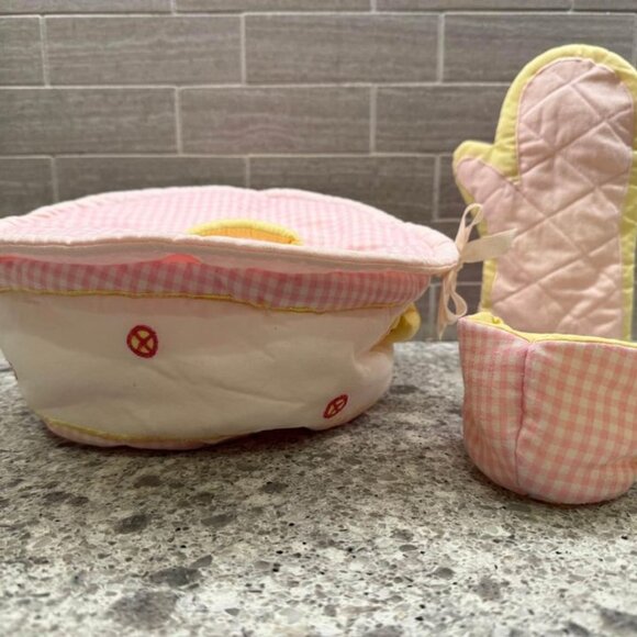 Pottery Barn Kids‎ Fabric/Cloth Dishes for Soft Play-Pots and Pans and Tea Set - Picture 3 of 10